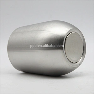 hot sale double wall high-quality stainless steel logo customized beer mug without handle/egg shape