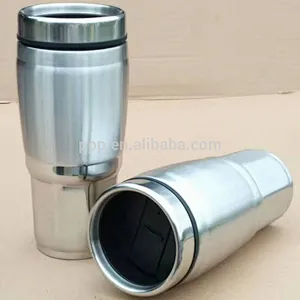 double wall stainless steel logo customized water bottle/vacuum insulted octagon auto mug/skid-proof antislip on bottom