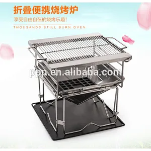 New Folding Stainless Steel BBQ Stove