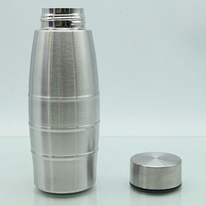 wholesale India hot sell  cheap price single wall 304 stainless steel large capacity outdoor sports water bottle