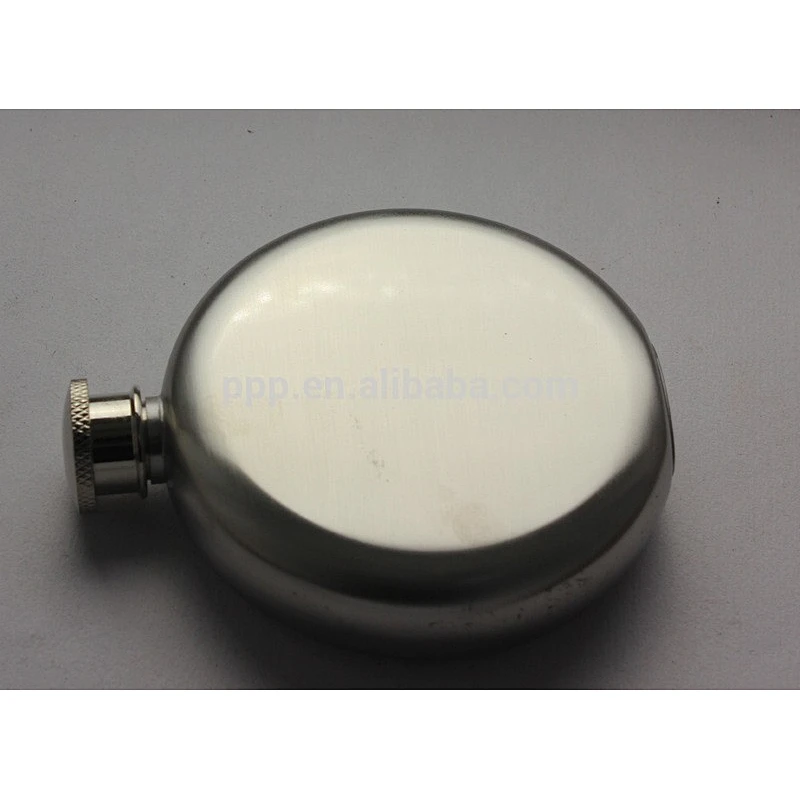 5oz stainless steel hip flask lead Pb free hip flask copper lid mini flask