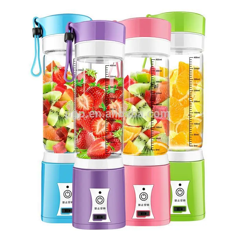 400ml single wall glass Blenders popular Portable Rechargeable battery juicer Usb Cold press with best quality blender