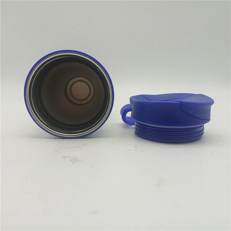 Hot sell 500ml double wall outter plastic inner 304 stainless steel suction mug never fall over tumbler