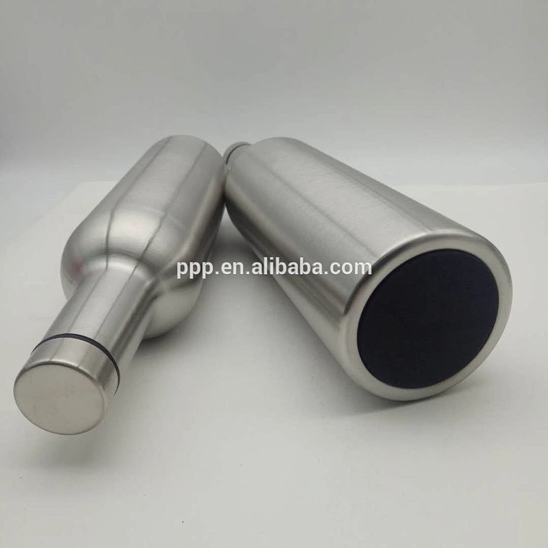 New style custom OEM stainless steel insulated red wine bottle with stainless steel lid