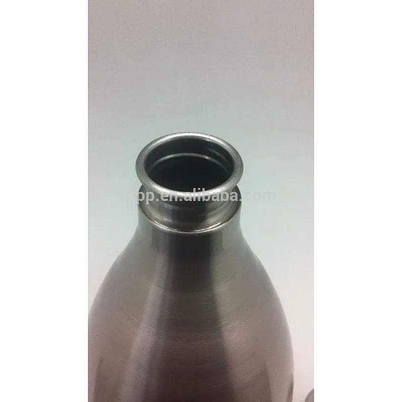 Factory direct wholesale logo customized single wall stainless steel drip shape water bottle /bar-use