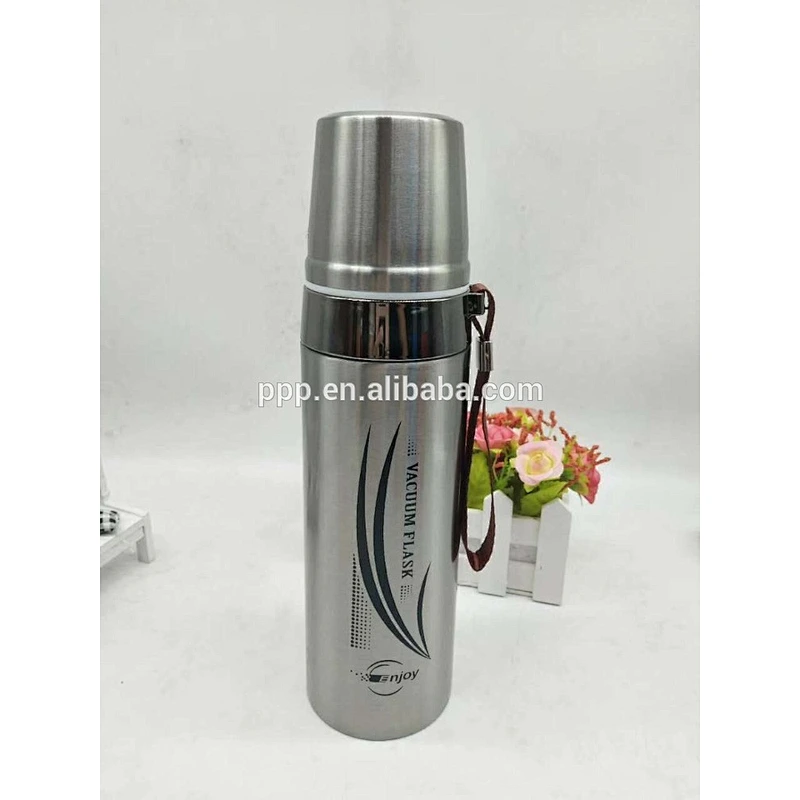 Factory Direct Double Wall Stainless Steel High Quality Vacuum flask with Handle