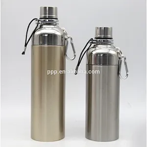 wholesale double wall 304 stainless steel insulated sports bottle with strap