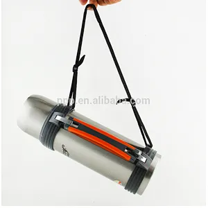 1200ml leak-proof eco-friendly outdoor activity hiking use stainless steel insulated travel bottle portable with strap