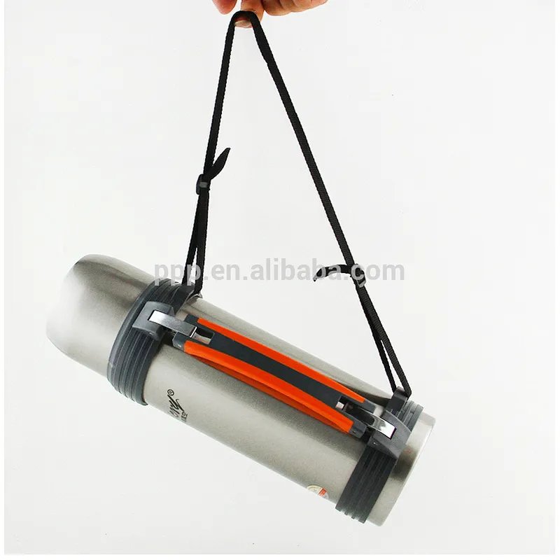 1200ml leak-proof eco-friendly outdoor activity hiking use stainless steel insulated travel bottle portable with strap