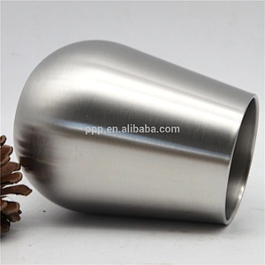 double wall stainless steel logo customized insulated drop style water tumbler without handle/variant egg shaped shot bottle