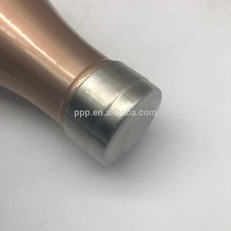 new design bullet stainless steel vacuum flask/bottle with beautiful screw line 1000ml 750ml 500 ml