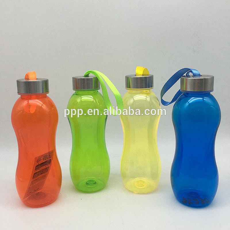 multi-color BPA free plastic bottle