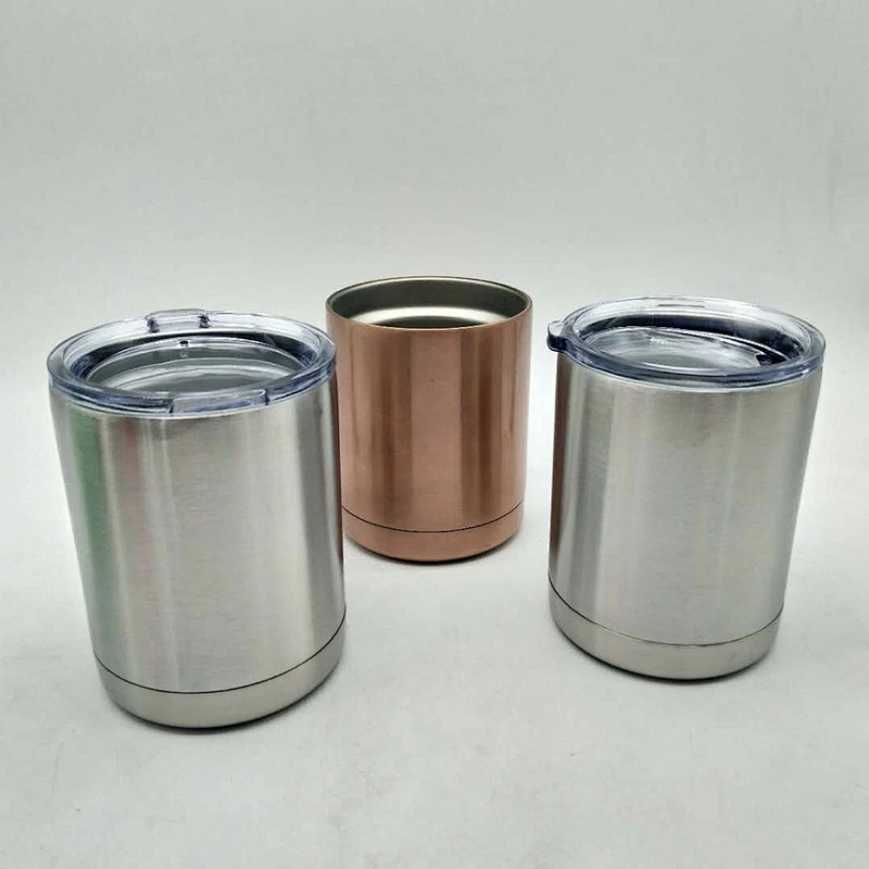 10oz Double wall stainless steel coffee mug 18/8 stainless steel vacuum insulated coffee mug with handle