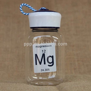 borosilicate glass drink bottle with custom print