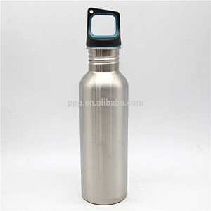 750ml USA hot sale single wall high quality stainless steel logo customized sports water bottle/multiplied lid choice/wide mouth
