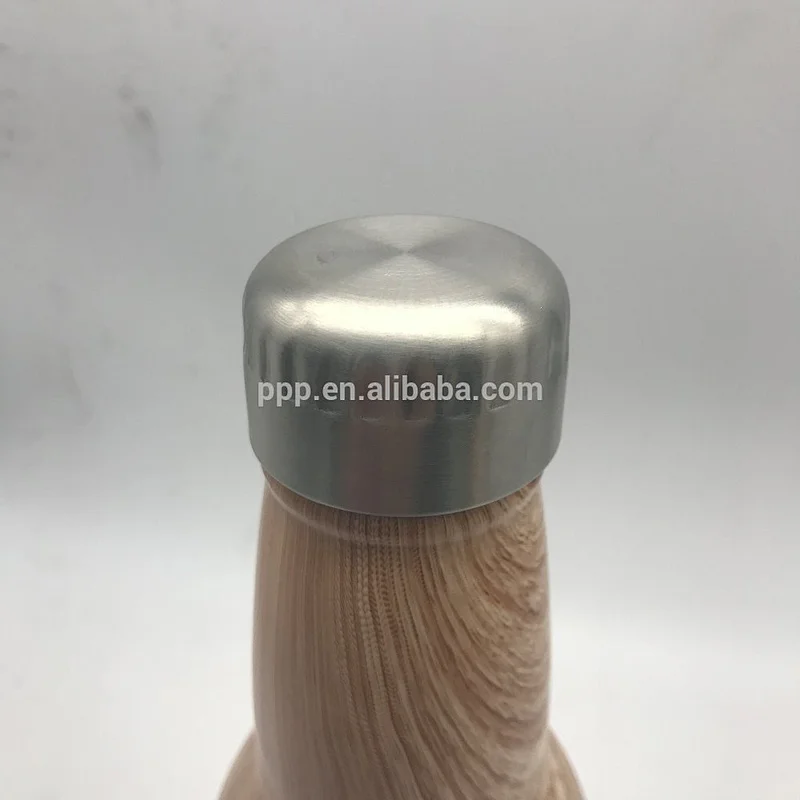 classic bullet stainless steel vacuum flask with beautiful screw line 1000ml 750ml 500 ml 350ml