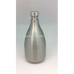 Factory direct wholesale logo customized single wall stainless steel drip shape water bottle /bar-use