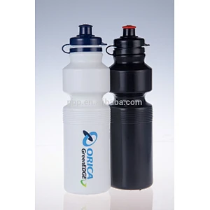 800ml BPA free plastic sports bottle with string water bottle bicycle hiking bottle HDPE PE material