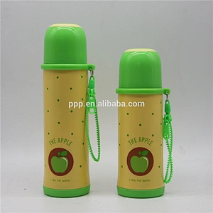 Double wall stainless steel milk and water botter with handle