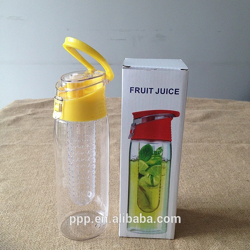 plastic water bottle with fruit infuser hot new products