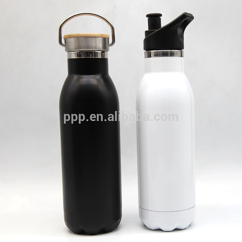 double wall stainless steel portable sports water bottle color customized