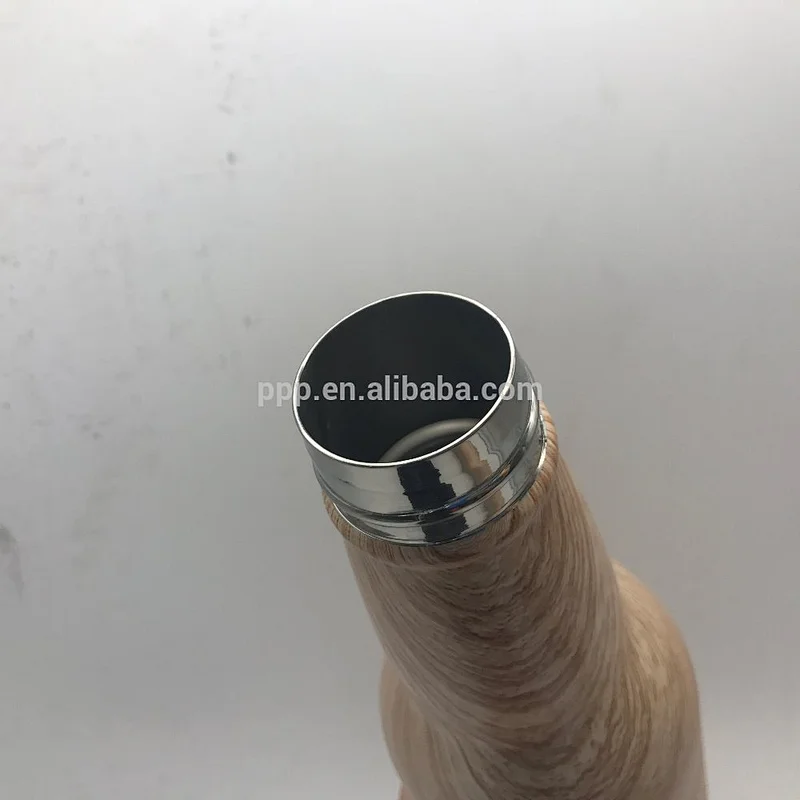 classic bullet stainless steel vacuum flask with beautiful screw line 1000ml 750ml 500 ml 350ml