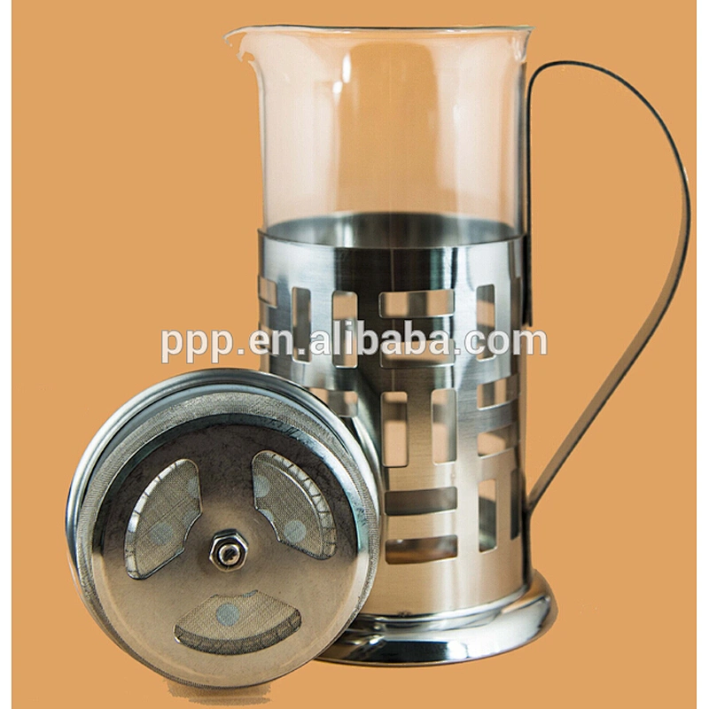 Promotional custom high end pyrex glass coffee french press