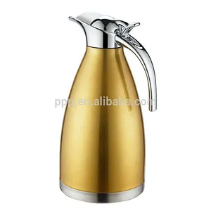 1.1/1.5/2.0L double wall stainless steel logo customized vacuum insulated coffee pot/Pantone color/portable with handle