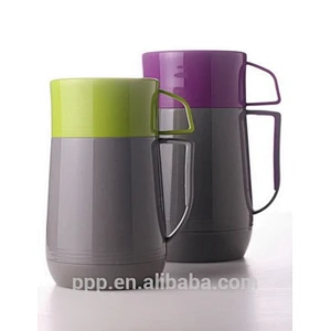 Plastic Food Jar With Glass Inside