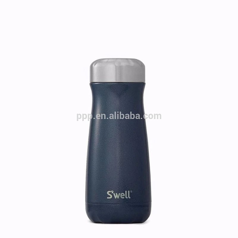 double wall stainless steel vacuum insulated water tumbler/mini cola shaped water bottle/logo customized
