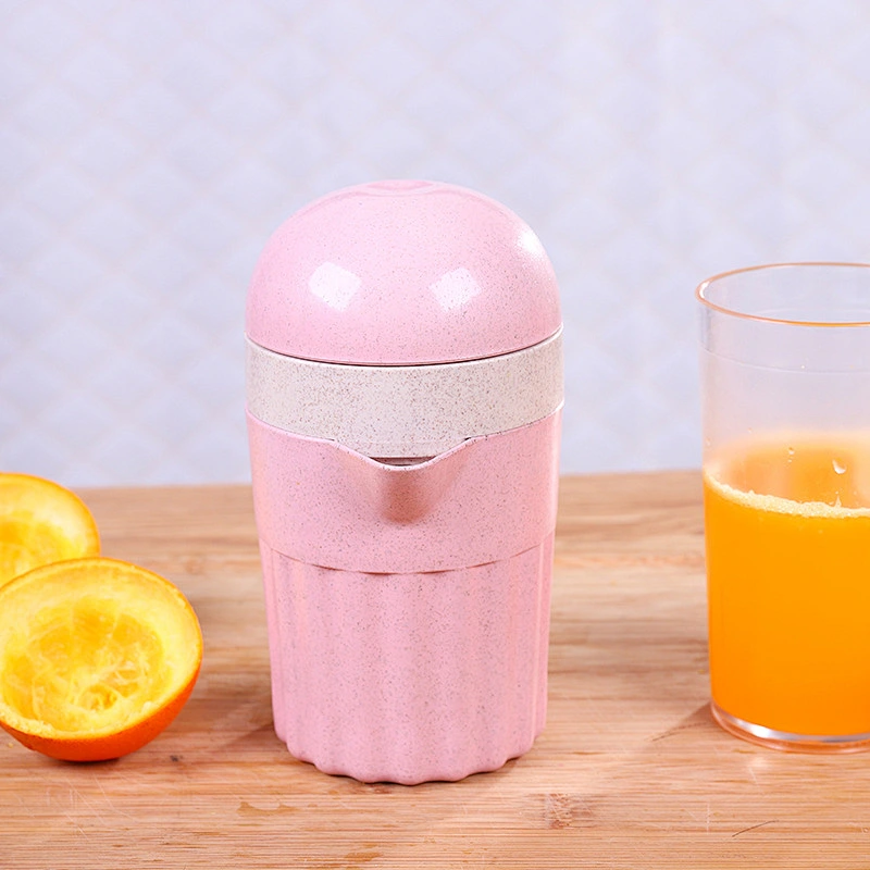 Hot wheat straw and PP material orange juicer environmental-friendly healthy manual operation lemon blender high quality