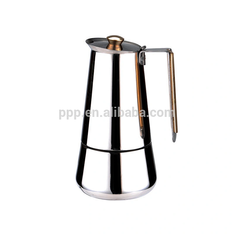 double wall high quality stainless steel Custom Stove Top Espresso Coffee Maker