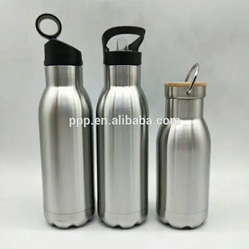 2018 new design wide mouth cola sports bottle double wall stainless steel 304 tumbler 3 lids optional