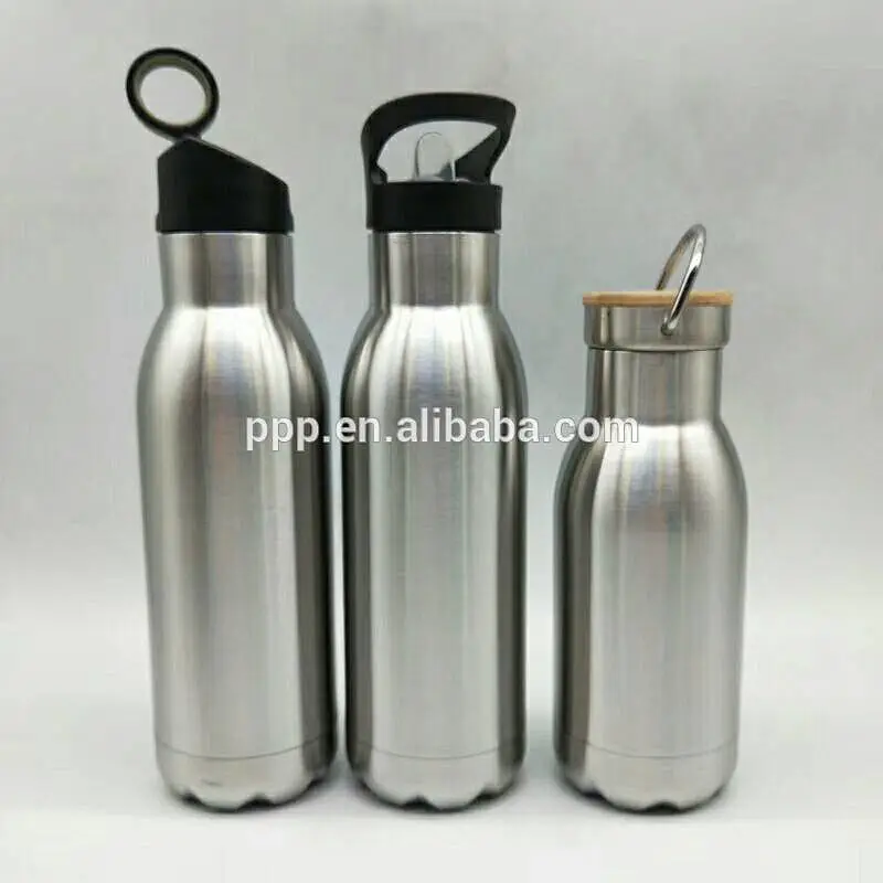 2018 new design wide mouth cola sports bottle double wall stainless steel 304 tumbler 3 lids optional