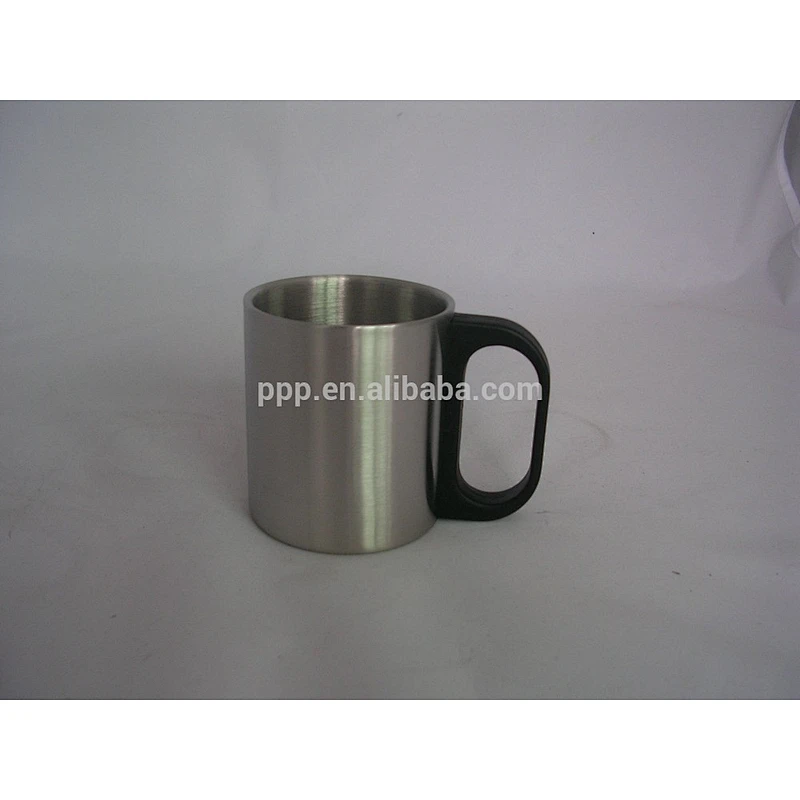 Four piece 220ml cup set one row eco-friendly FDA LFGB double layer stainless steel coffee mug cup tumbler