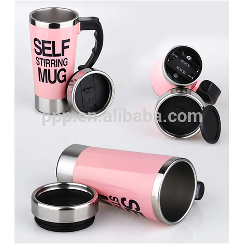 500ml hot sale factory direct wholesale inner stainless steel outer plastic mixing cup with handle/dawdler cup