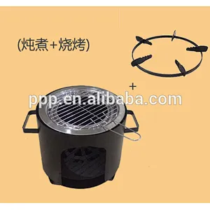Stainless Steel Folding Camp Stove, Foldable Firewood Stove New