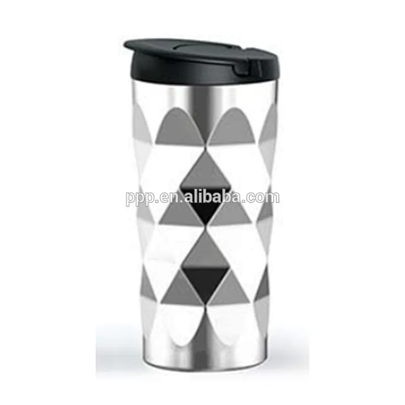 double wall stainless steel vacuum insulated srange shape water tumbler