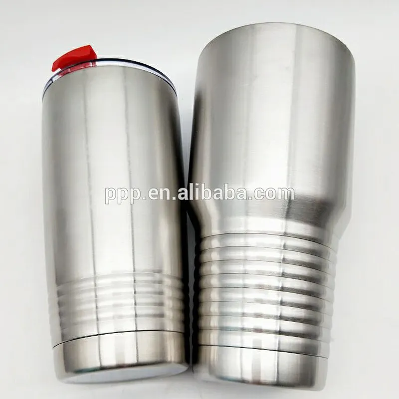 30Oz Double wall customized FDA approved stainless steel rolling Tumbler with non-spilled lid