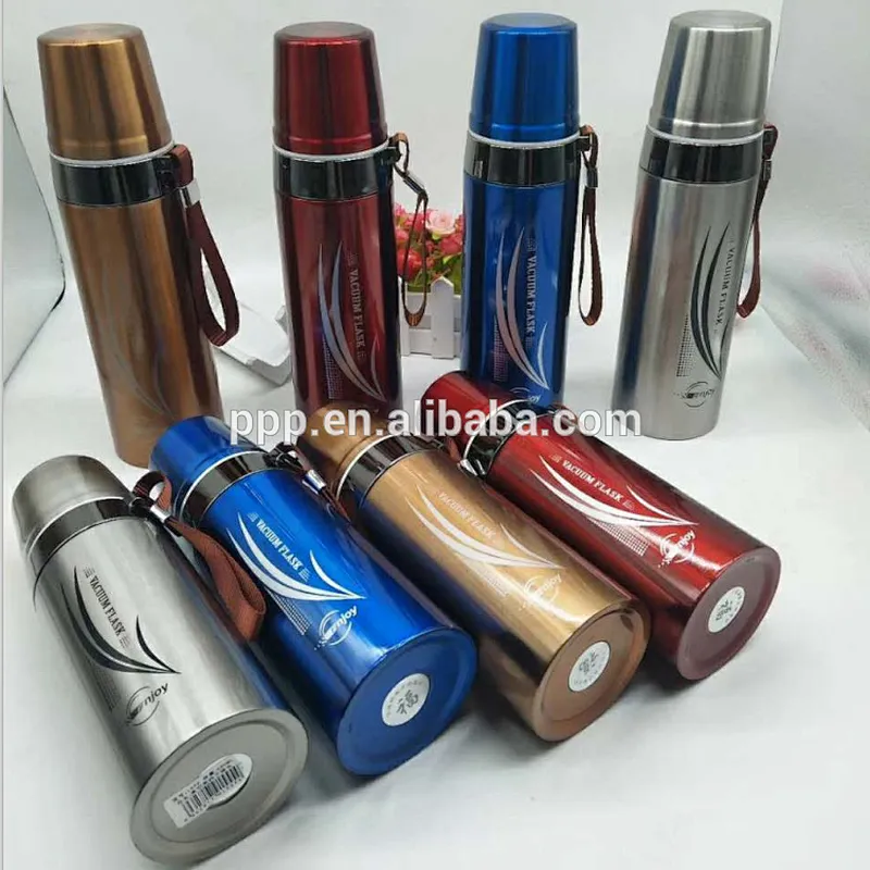 Factory Direct Double Wall Stainless Steel High Quality Vacuum flask with Handle