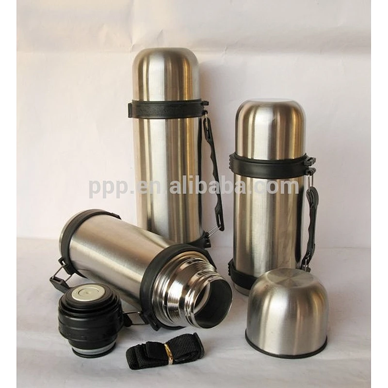 1.8L leak-proof eco-friendly FDA LFGB stainless steel thermos insulated travel bottle portable with strap