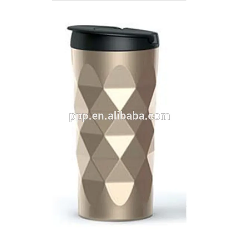 double wall stainless steel vacuum insulated srange shape water tumbler