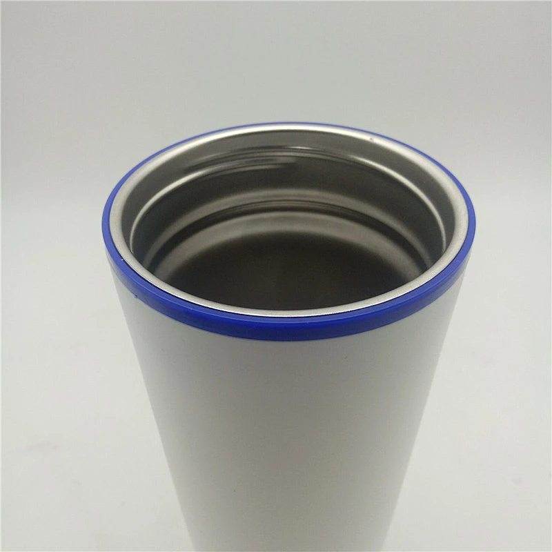 Hot sell 500ml double wall outter plastic inner 304 stainless steel suction mug never fall over tumbler