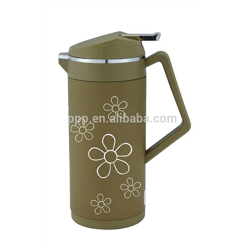500ml/750ml/1000ml hot sale factory direct wholesale inner glass outer stainless steel coffee pot with spray paint and silkprint