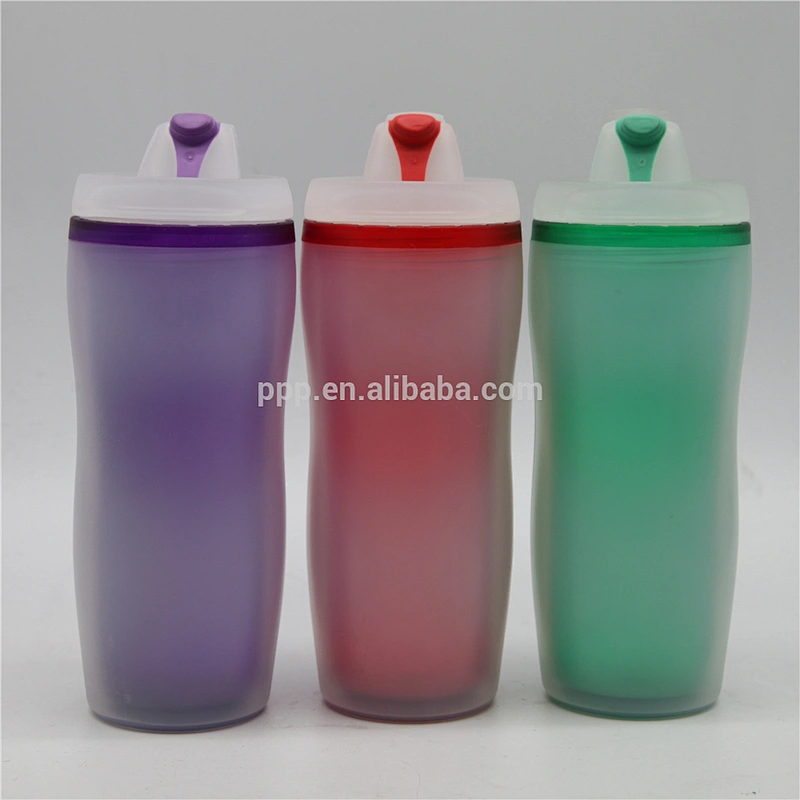 BPA free double wall plastic 100% leakproof new design foodable pp auto mugs