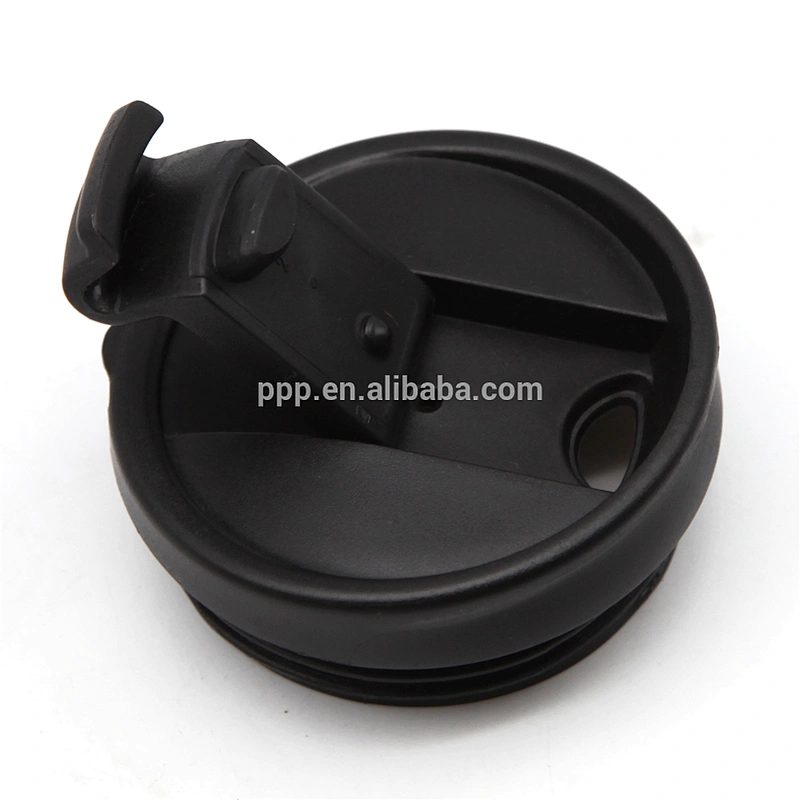 16oz inner plastic outer stainless steel water tumbler/logo customized auto mug with 100% leakproof flip top lid/travel mug