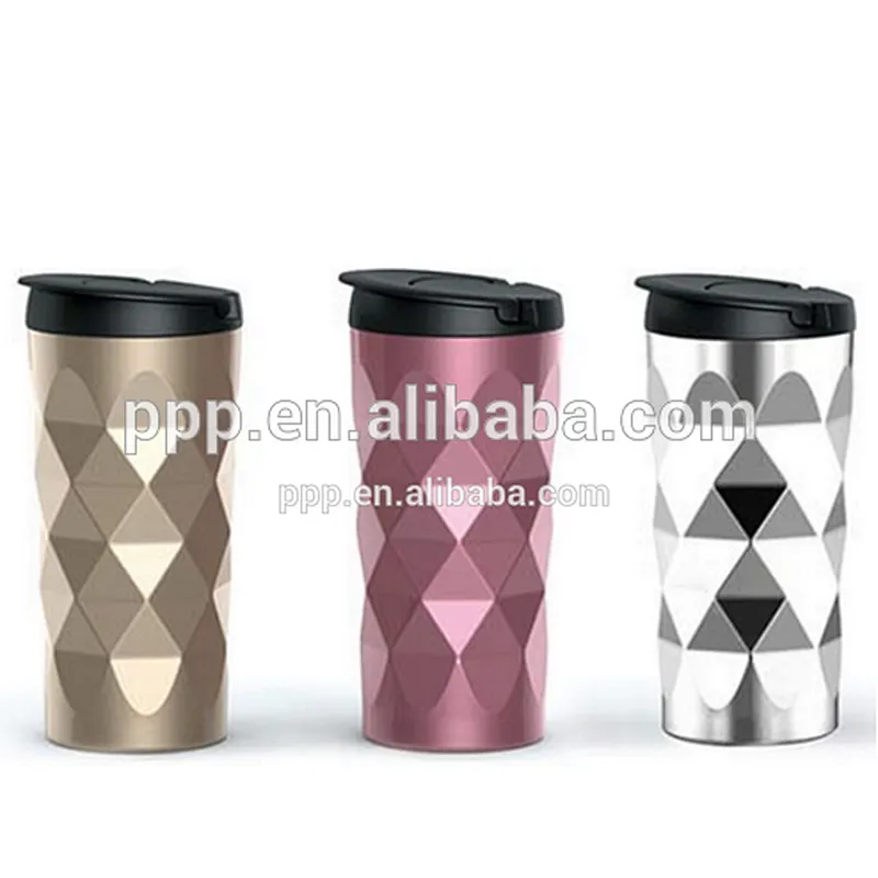 double wall stainless steel vacuum insulated srange shape water tumbler