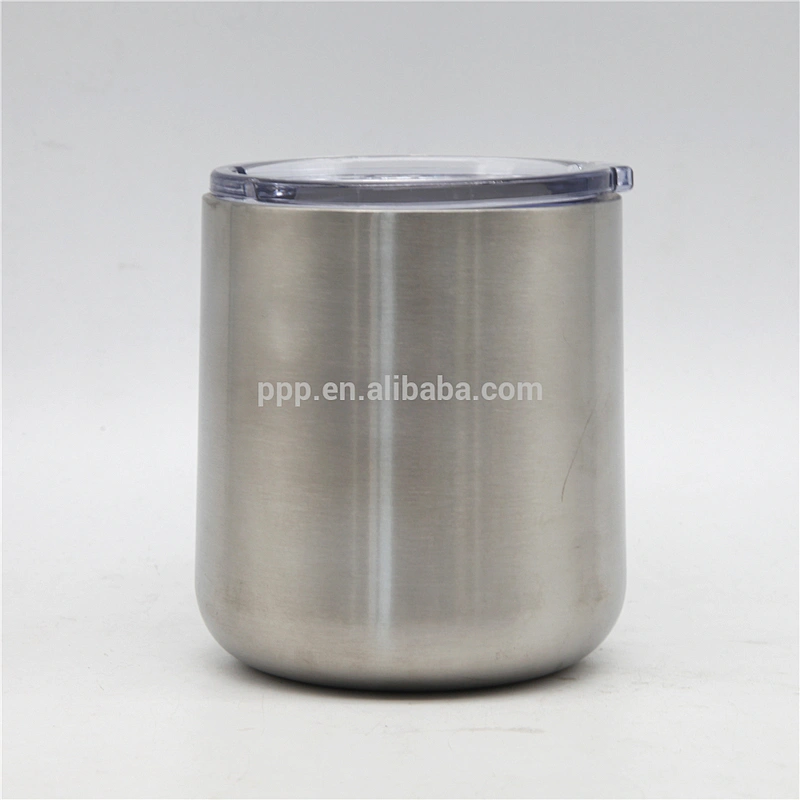 double wall high quality stainless steel logo customized insulated drop style water tumbler without handle/egg shape/shot bottle
