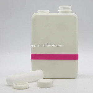 Single wall high clear quality plastic double mouth water bottle