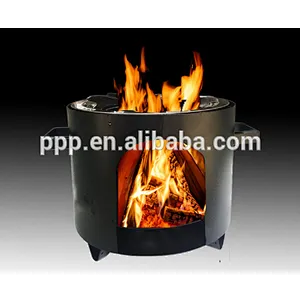 Stainless Steel Folding Camp Stove, Foldable Firewood Stove New